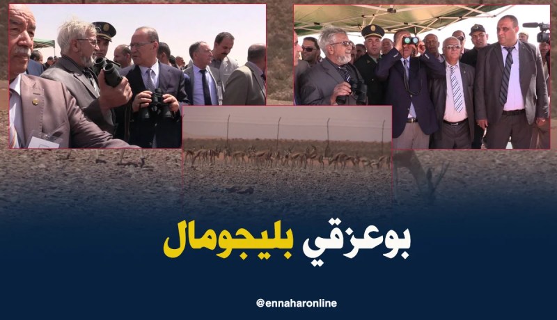 بالصور والفيديو ..بوعزقي يتفقد الغزلان ” بليجومال”
