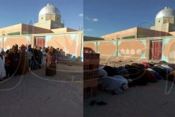 مواطنون يقيمون الصلاة في العراء بعد غلق مسجد من طرف السلطات في ڤمار بالوادي