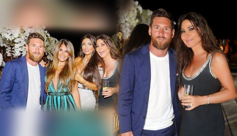 إليسا تلتقي ميسي في حفل زفاف فابريغاس !