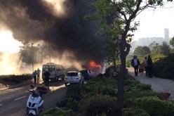 بالفيديو .. انفجار حافلة في القدس وإصابة 21 إسرائيليا