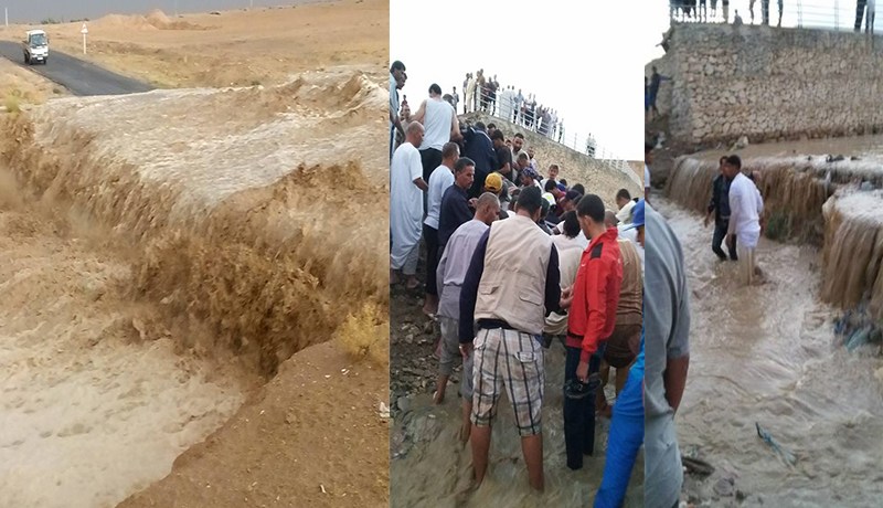 بالفيديو أمطار طوفانية تعزل بلديات جنوب تبسة وأنباء عن مفقودين