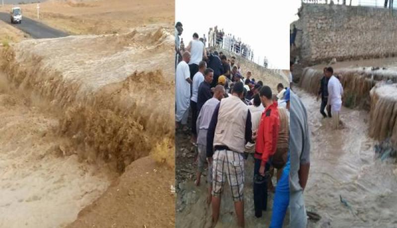 السيول تجرف قاصرين بعد أمطار طوفانية في تبسة