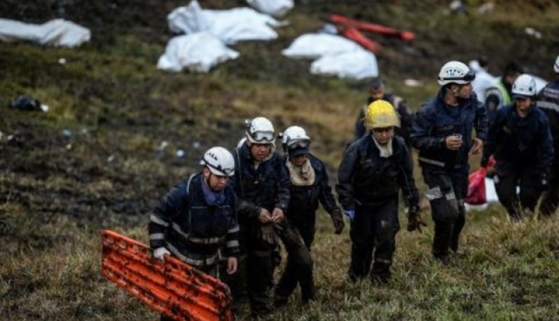 20 صحافيا رياضيا في عداد قتلى حادث تحطم الطائرة بكولومبيا