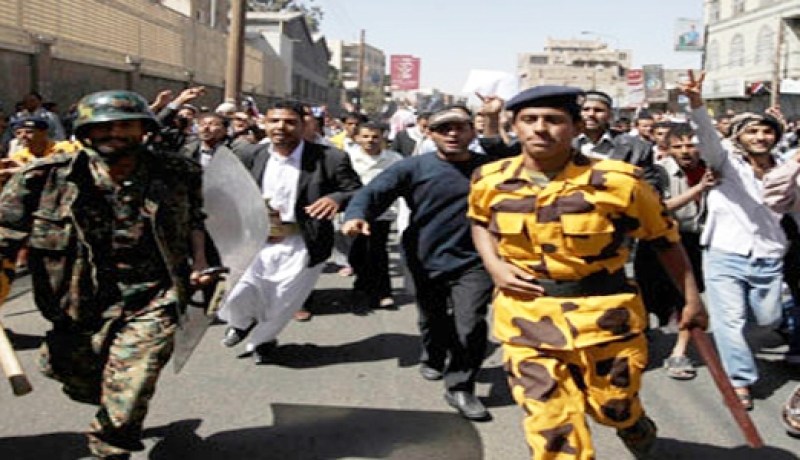 مظاهرة حاشدة في صنعاء للمطالبة بمحاكمة الرئيس صالح