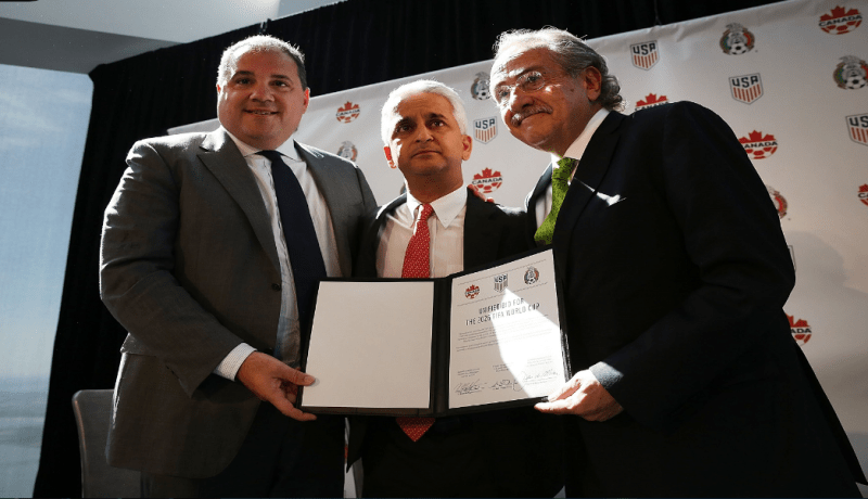 3 دول تترشح لاحتضان مونديال 2026 في ملف واحد