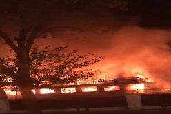 اندلاع حريق في مركب سياحي بالقاهرة