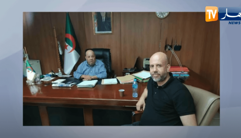 ملال يجتمع برئيس مدير المركب الأولمبي