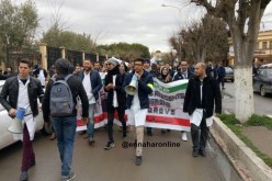 الأطباء المقيمون في سيدي بلعباس يخرجون في مسيرة سلمية