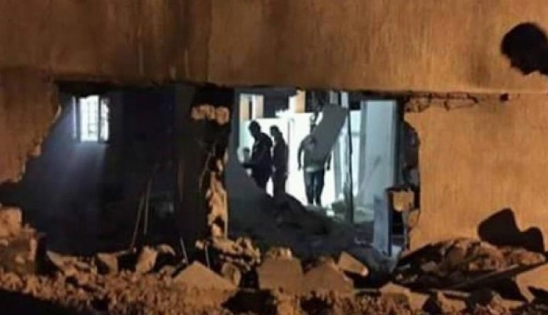 تفجير مبني الاستخبارات بمدينة صبراتة الليبية