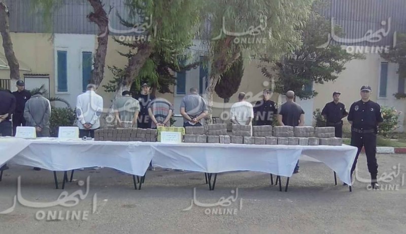 بالصور.. حجز 155 كلغ من “الزطلة” وتوقيف 8 أشخاص بالعاصمة