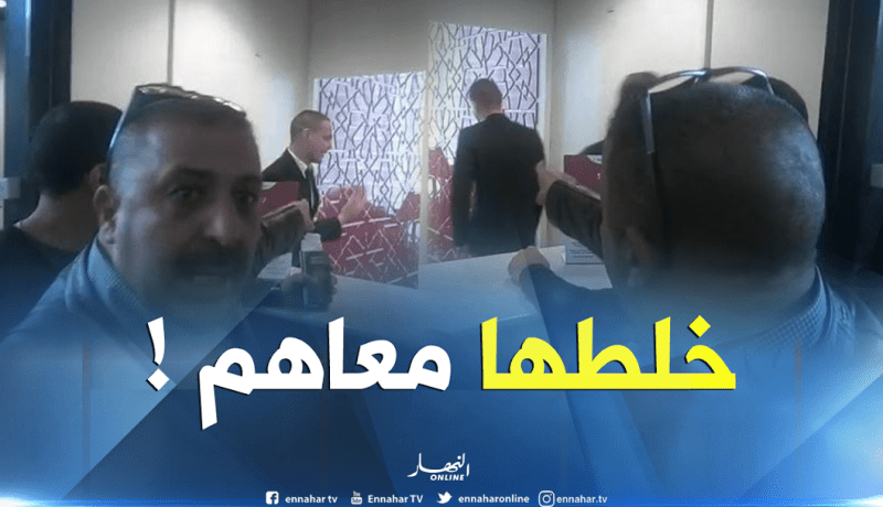 بالفيديو..زوراطي ينتفض في مطار هواري بومدين ضد موظف الخطوط المغربية !