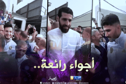 بالفيديو.. “الخضر” يُصلون العيد مع أنصارهم في مسجد الشهداء