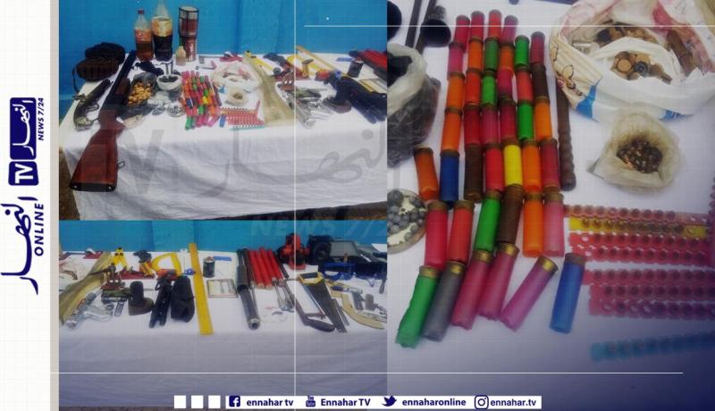 عين الدفلى: كشف ورشة سرية لصناعة الأسلحة التقليدية والذخيرة