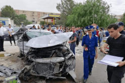 بالصور.. قتيل وجريحان في اصطدام 3 سيارات بأم البواقي