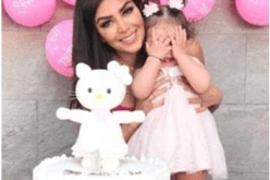 أمل بوشوشة تحتفل بعيد ميلاد ابنتها “ليا”