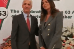 بوشوشة رفقة السفير الجزائري في احتفالية عيد الثورة بلبنان