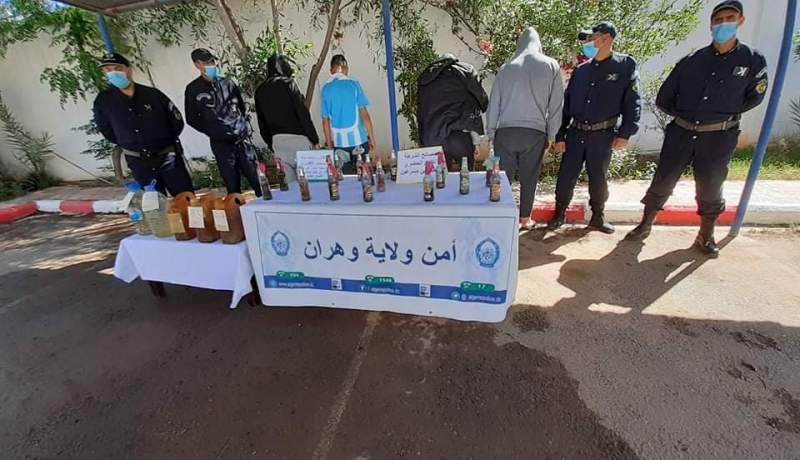 توقيف مجرمين حاولوا تنفيذ حرب عصابات باستعمال المولوتوف بوهران