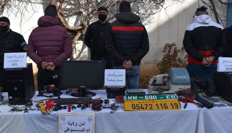 أم البواقي: وضع حد لشبكة إجرامية مختصة في سرقة المركبات