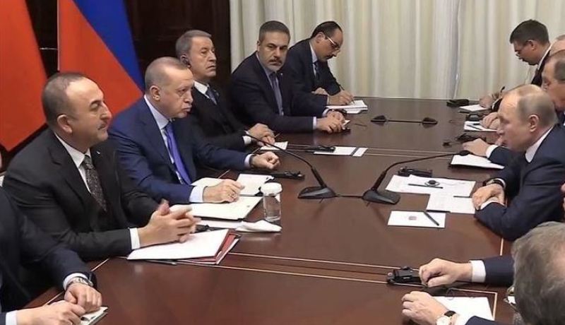 بوتين يجتمع بأردوغان على هامش مؤتمر برلين حول ليبيا