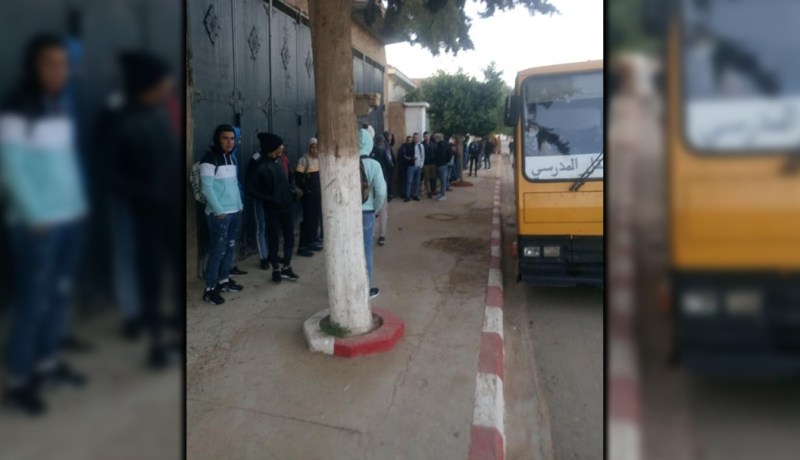 تلاميذ الطور الثانوي يحتجون ويعزفون عن الدراسة بزلامطة في معسكر
