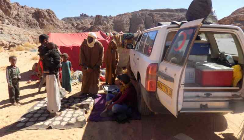 بالصور.. دورة طبية لإجراء فحوصات لسكان المناطق النائية في إليزي
