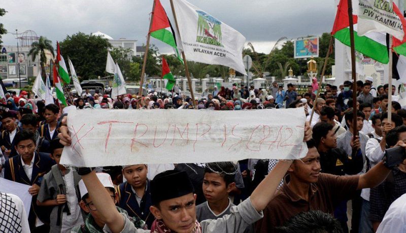 مظاهرات حاشدة في إندونيسيا تضامنا مع القدس