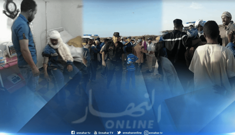 إنقاذ شخصين حاصرتهما مياه الواد بمنطقة البنود بالبيض