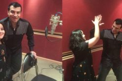 طفلة “ذا فويس كيدز” تشارك “إيهاب توفيق” أغنية لعيد الأم