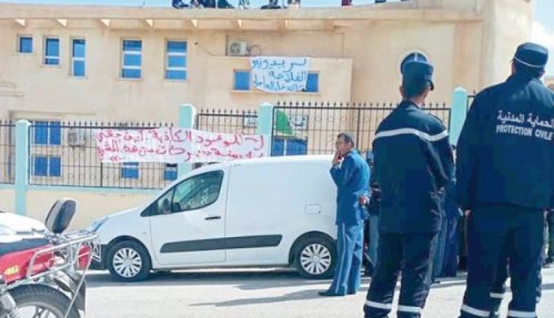 فلاحون شباب يحتجون أمام مقر بلدية “بابار” في خنشلة ويهدّدون بانتحار جماعي!