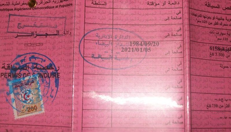 رخصة السياقة البيومترية بالتنقيط تعوض الورقية عبر بلديات العاصمة بداية من 25 جوان المقبل