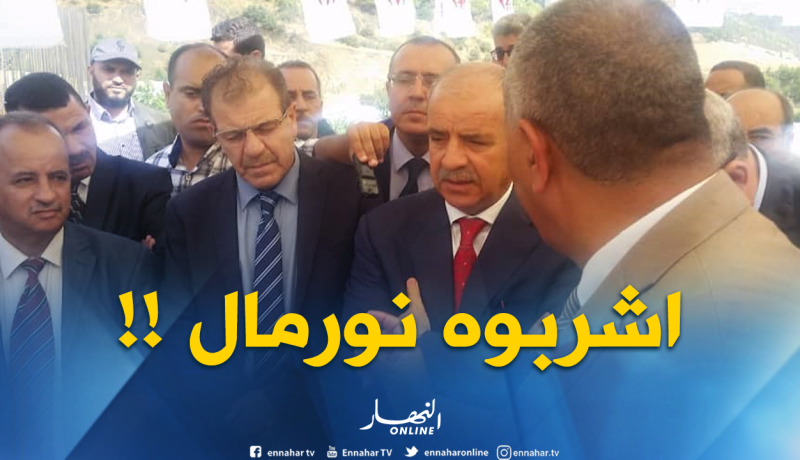 نسيب للجزائريين: اشربوا مياه الحنفيات ولا تقلقوا
