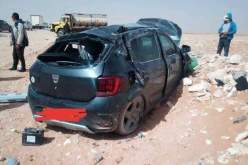 الأغواط .. وفاة شخص وإصابة آخر في إنقلاب سيارة