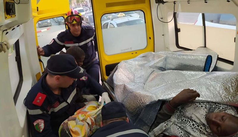 بالصور.. “فاطمة الزهراء” رعية نيجيرية تخرج إلى الدنيا في سيارة الإسعاف بالبليدة