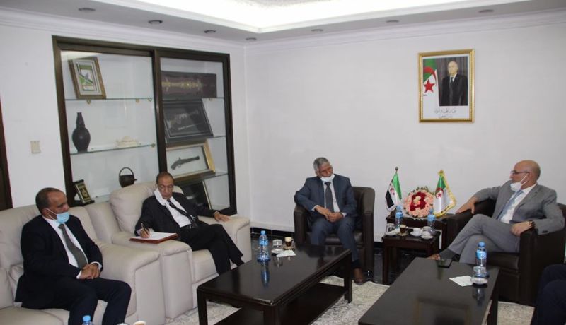 بالصور.. الامين العام للارندي يستقبل السفير الصحراوي عبد القادر طالب عمر