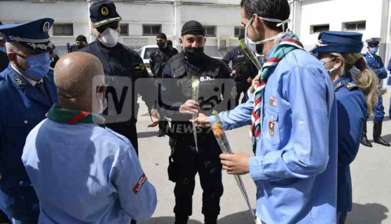 الكشافة الإسلامية بعنابة تكرم مصالح الأمن