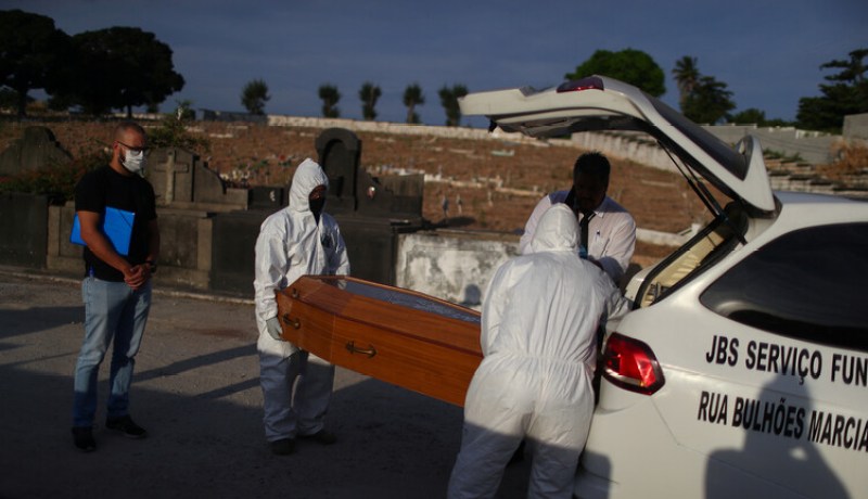 تسجيل 904 وفاة بفيروس كورونا في البرازيل خلال يوم واحد!