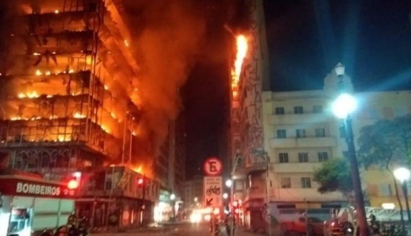 فقدان 49 شخصا إثر انهيار برج سكني من 24 طابقا في البرازيل