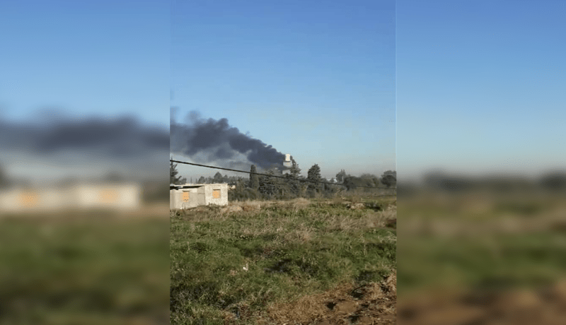 بالصور.. النيران تأتي على جزء كبير من مصنع الحياة ببوعينان في البليدة