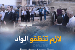 بالصور.. والي البليدة بالنيابة يتفقد أشغال تنظيف وادي أولاد يعيش