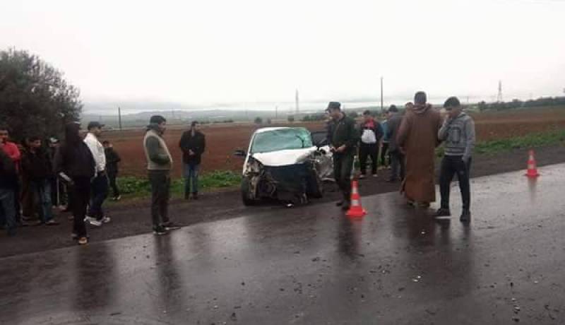 بالصور.. قتيل و4 جرحى في حادث مرور بالبويرة