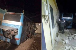 البيض: 8 جرحى في حادث إصطدام حافلة بجدار ببلدية بريزينة