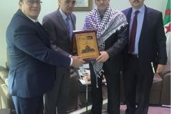 بالصور.. وزير التجارة كمال رزيق يستقبل السفير الفلسطيني