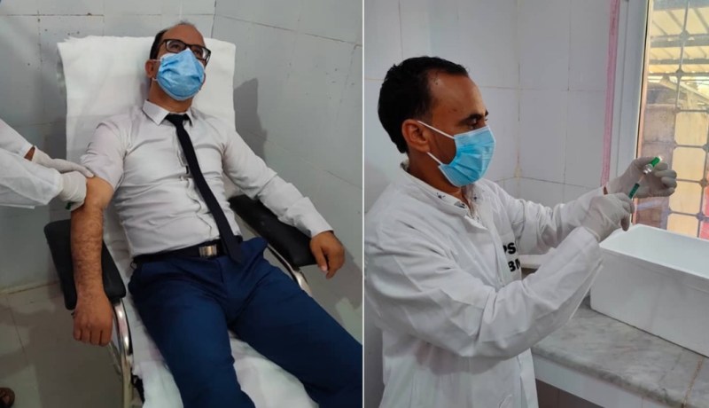 بالصور.. إنطلاق حملة التلقيح ضد فيروس كورونا في برج باجي مختار