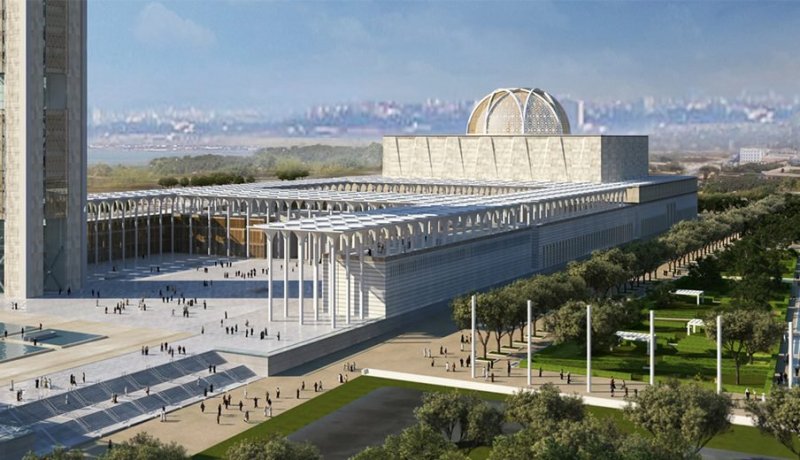 جسران عملاقان يربطان قاعة صلاة المسجد الأعظم بمنتزه «الصابلات»