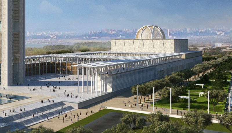 الصين تعلن انتهاء أشغال جامع الجزائر