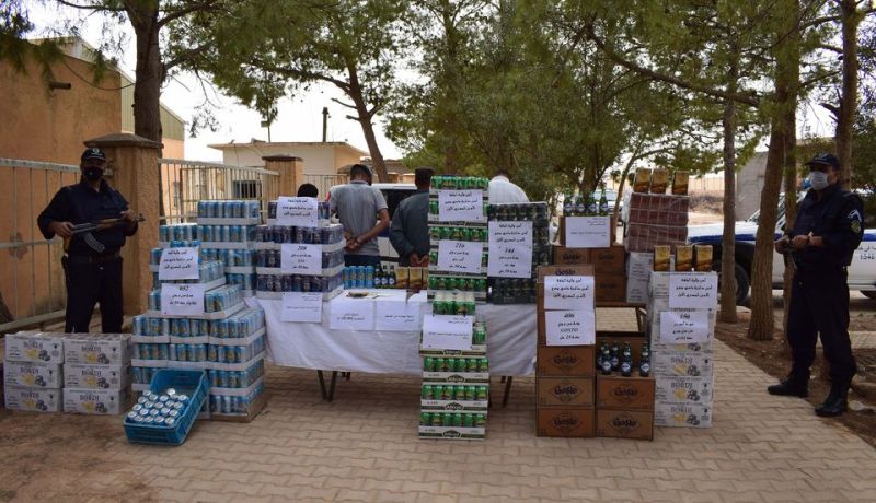 الجلفة.. حجز 2234 وحدة مشروب كحولي وتوقيف 4 مشتبه بهم