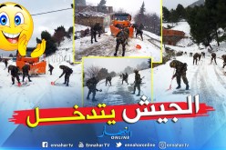 بالصور.. الجيش يتدخل لفك العزلة عن السكان في تيسمسيلت