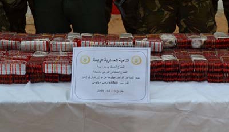 بالصور ..ضبط أقراص مهلوسة وأكثر من 77 ألف علبة تبغ بـ3 ولايات