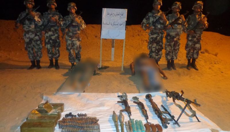 بالفيدو والصور.. هذا ما حجزه الجيش خلال القضاء على إرهابيين ببرج باجي مختار