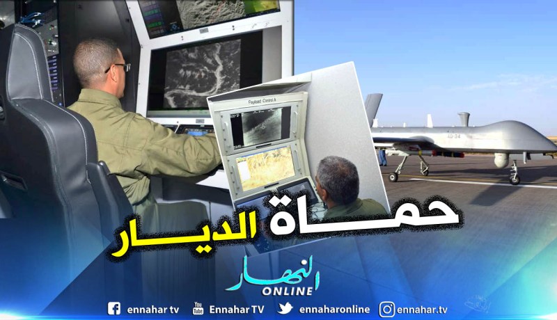 بالصور.. طائرات دون طيار “الجزائر- 55” تنفذ طلعات وتدمر أهدافا للجماعات الإرهابية